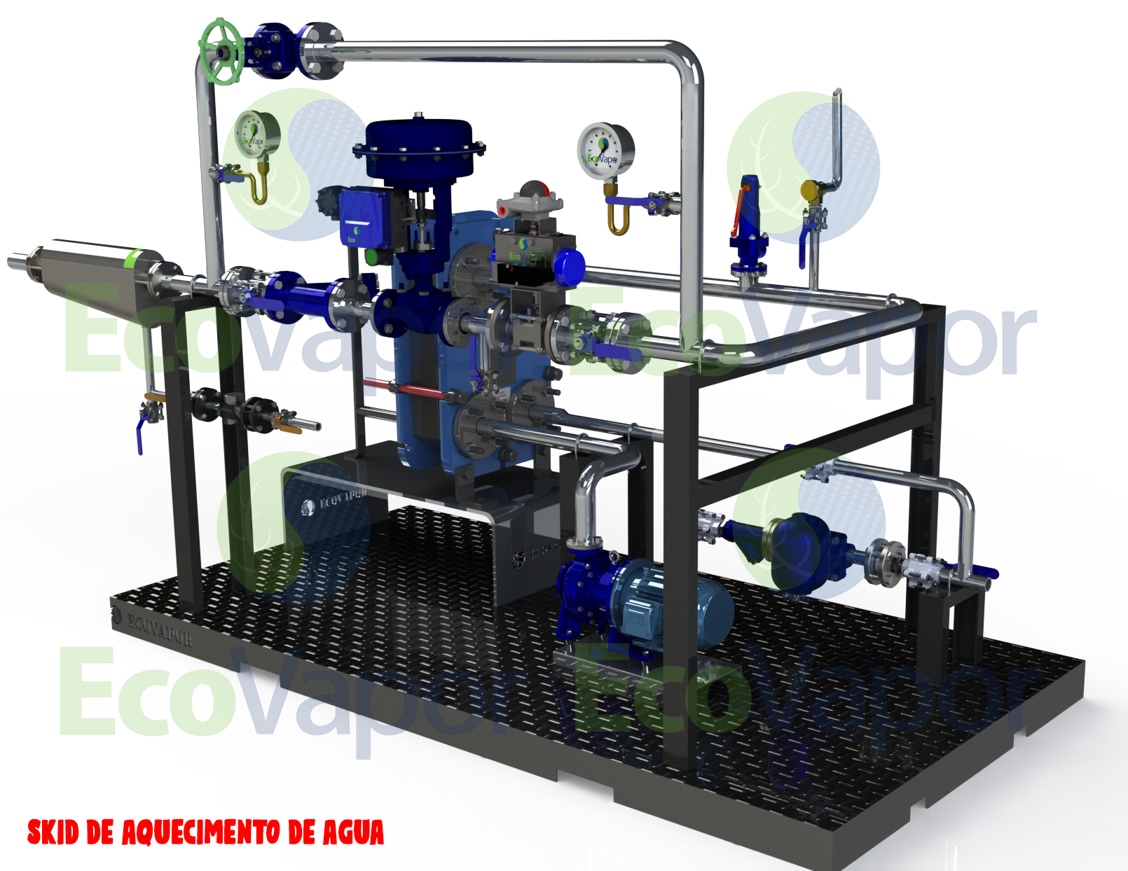 SKID DE AQUECIMENTO DE AGUA